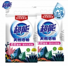 超能 天然皂粉(馨香柔软)3kg*2袋