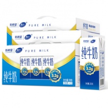 新希望 云南高原全脂纯牛奶200g*12盒
