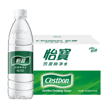 怡宝 饮用水 纯净水555ml*24瓶