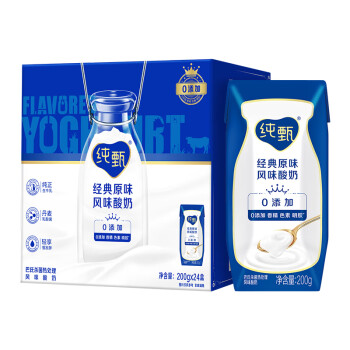 蒙牛纯甄 常温风味酸牛奶 200g*24 盒